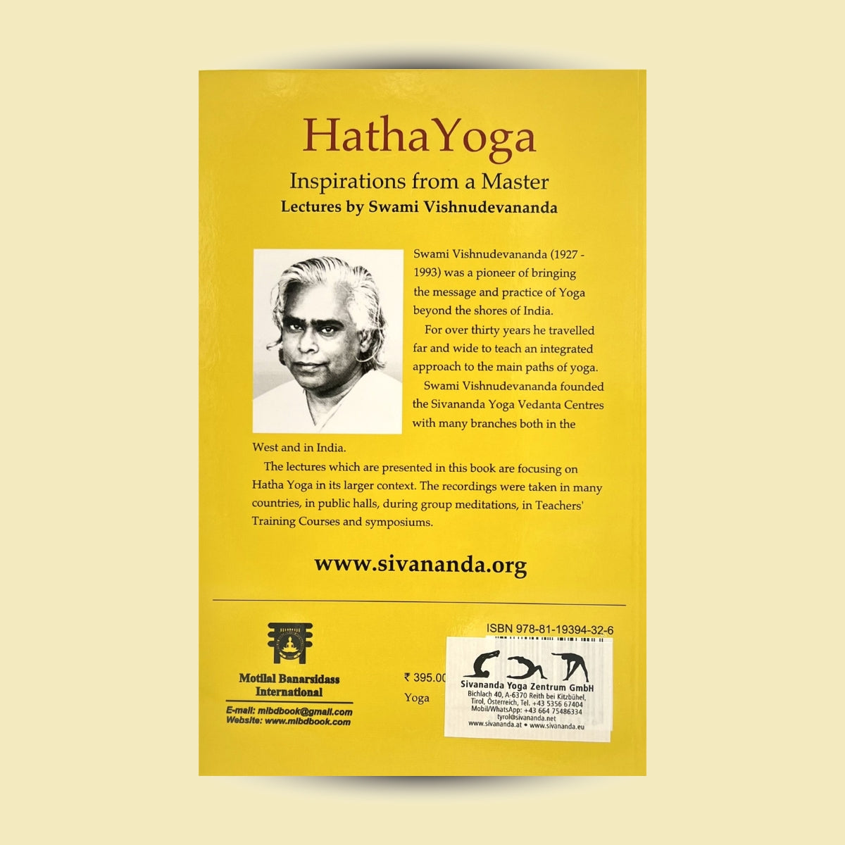 Hatha Yoga Inspirations from a Master: Lectures by Swami Vishnudevananda