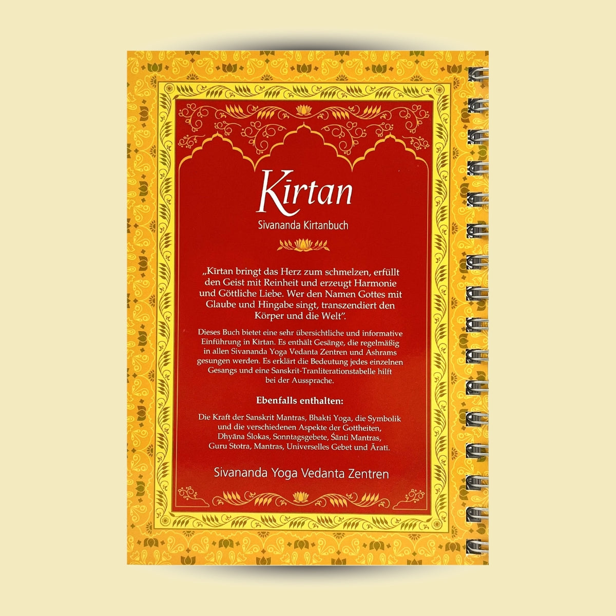 Das Sivananda Kirtanbuch