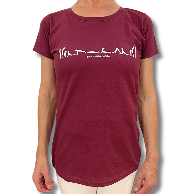 Damen-T-Shirt Sonnengruß