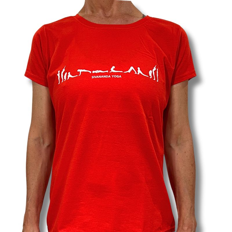 Damen-T-Shirt Sonnengruß
